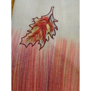 VINTAGE ANTIQUE 1940s ~ MENS TIE ~ HAND PAINTED ART HOLLYWOOD STEELECREST ~ 51"